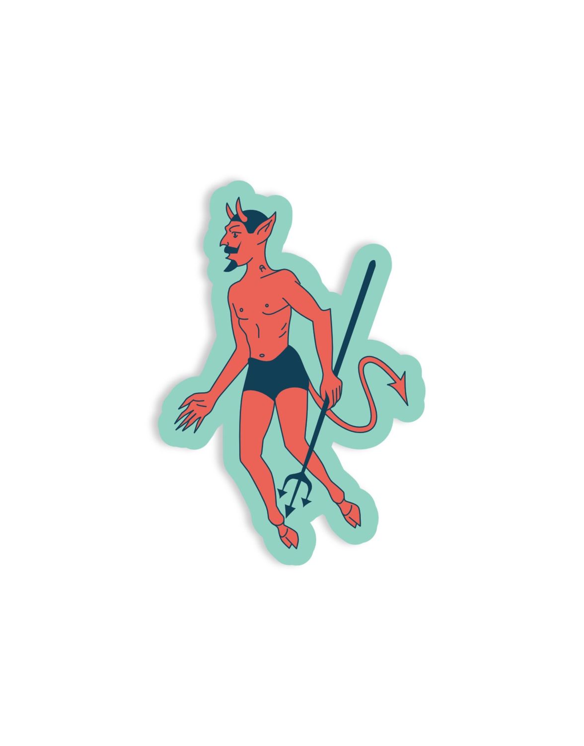 El Diablo Devil Sticker