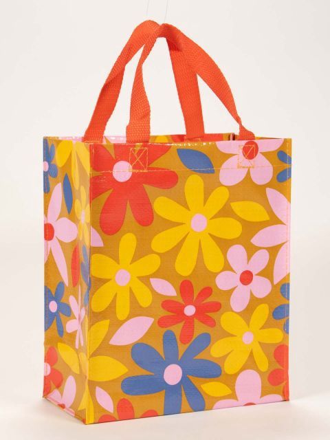 Groovy Flower Handy Tote Bag