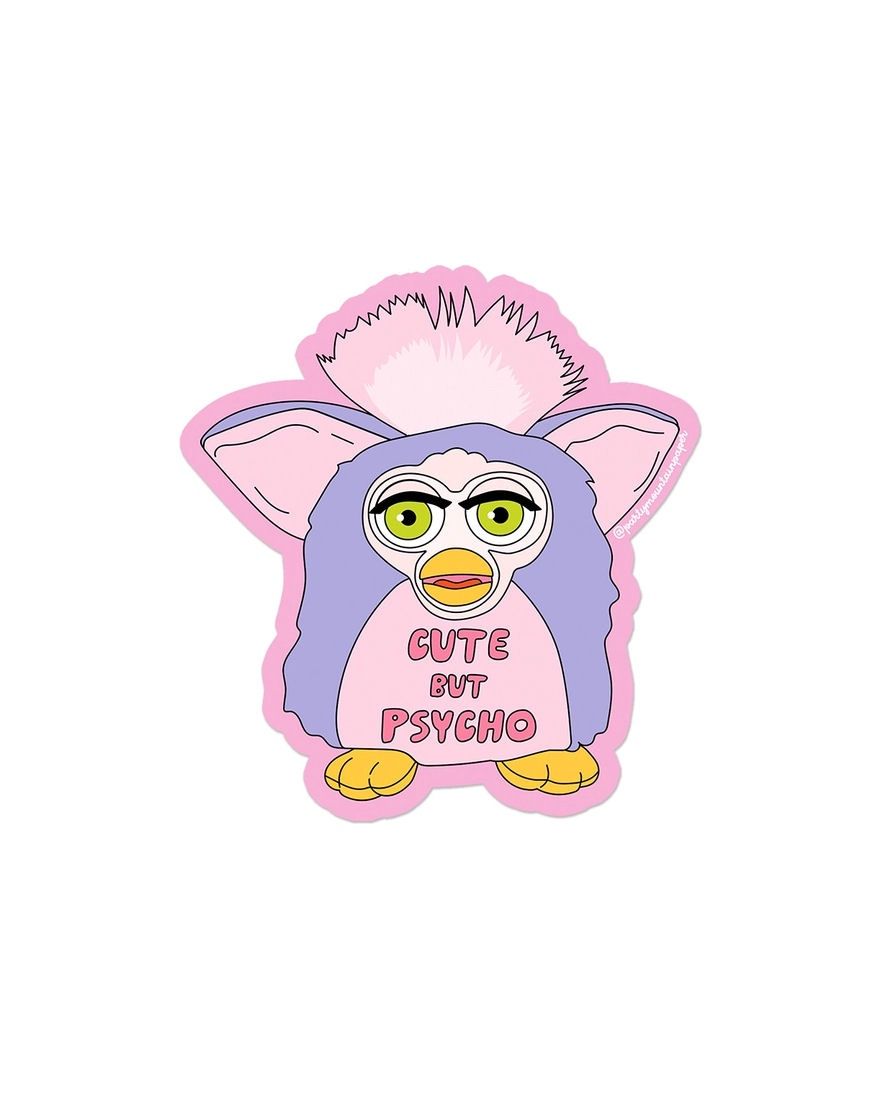 Cute But Psycho Sticker