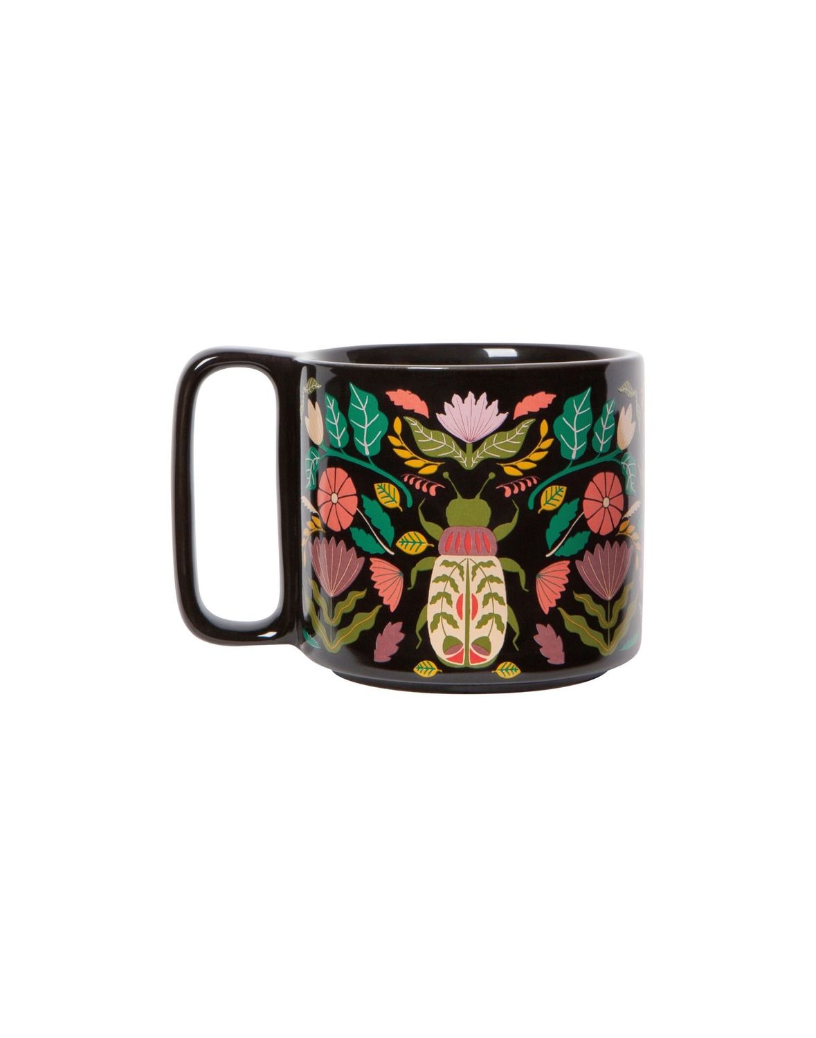 Beetle And Foliage Amulet Mug
