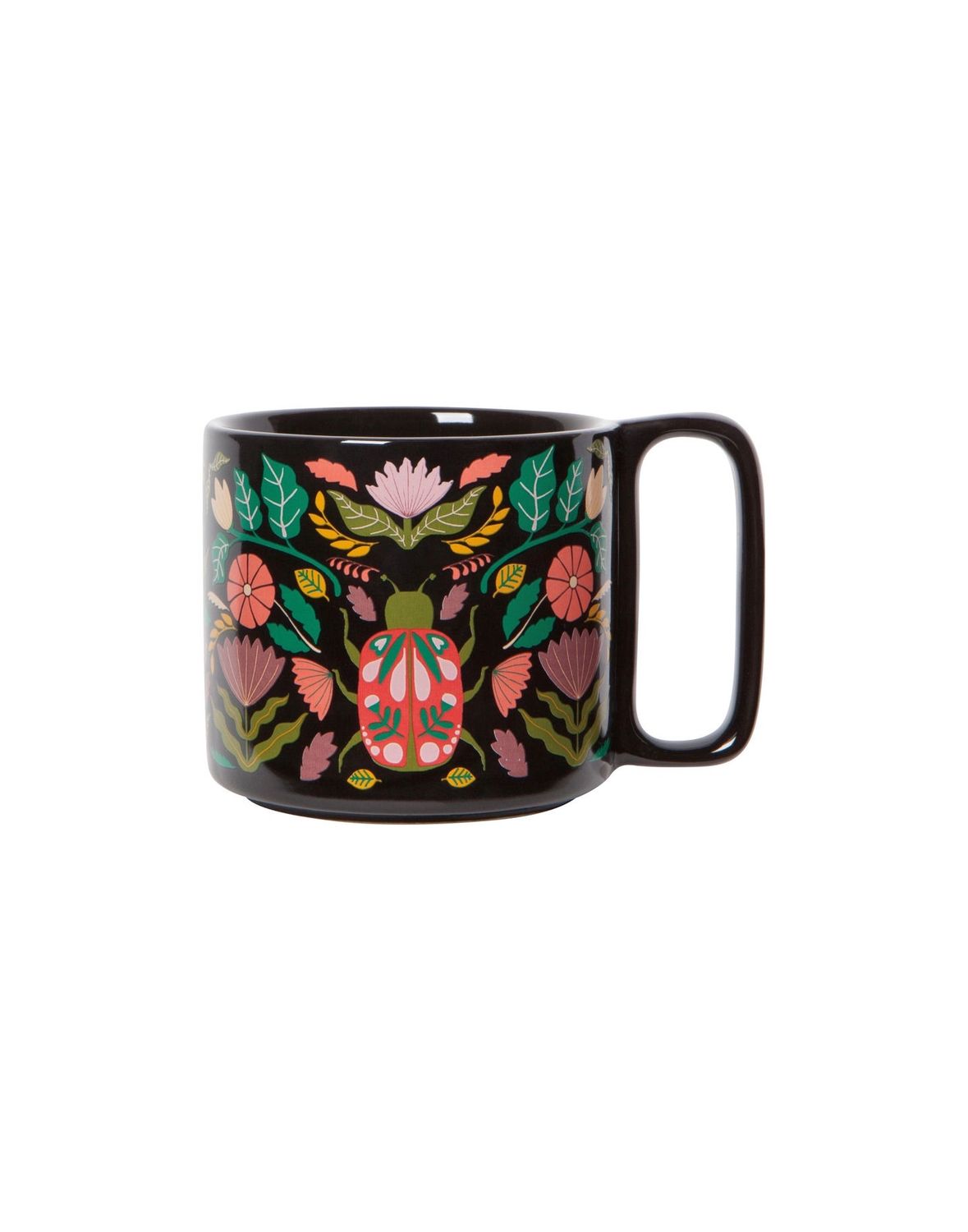 Beetle And Foliage Amulet Mug