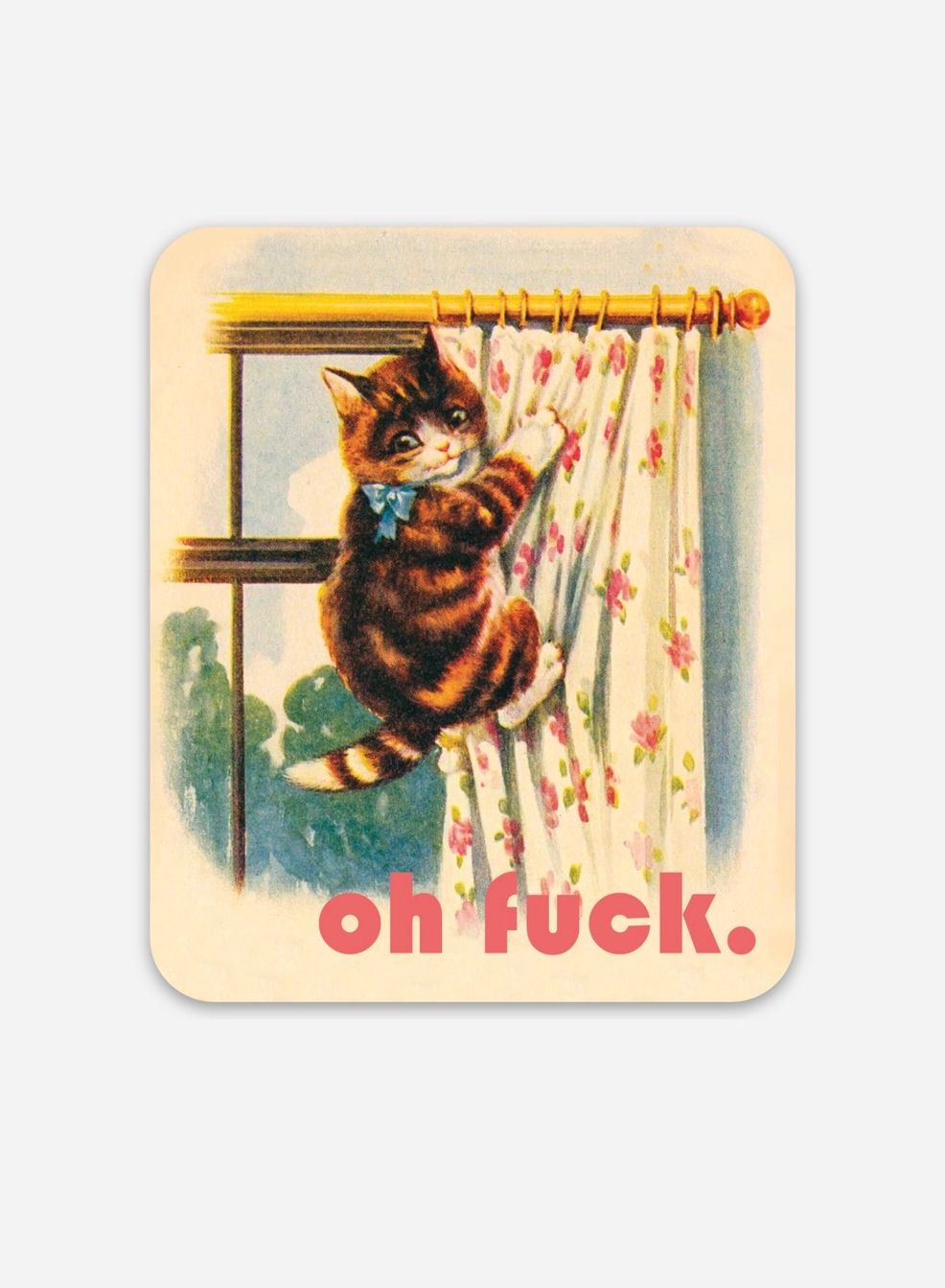 Oh Fuck Kitty Sticker