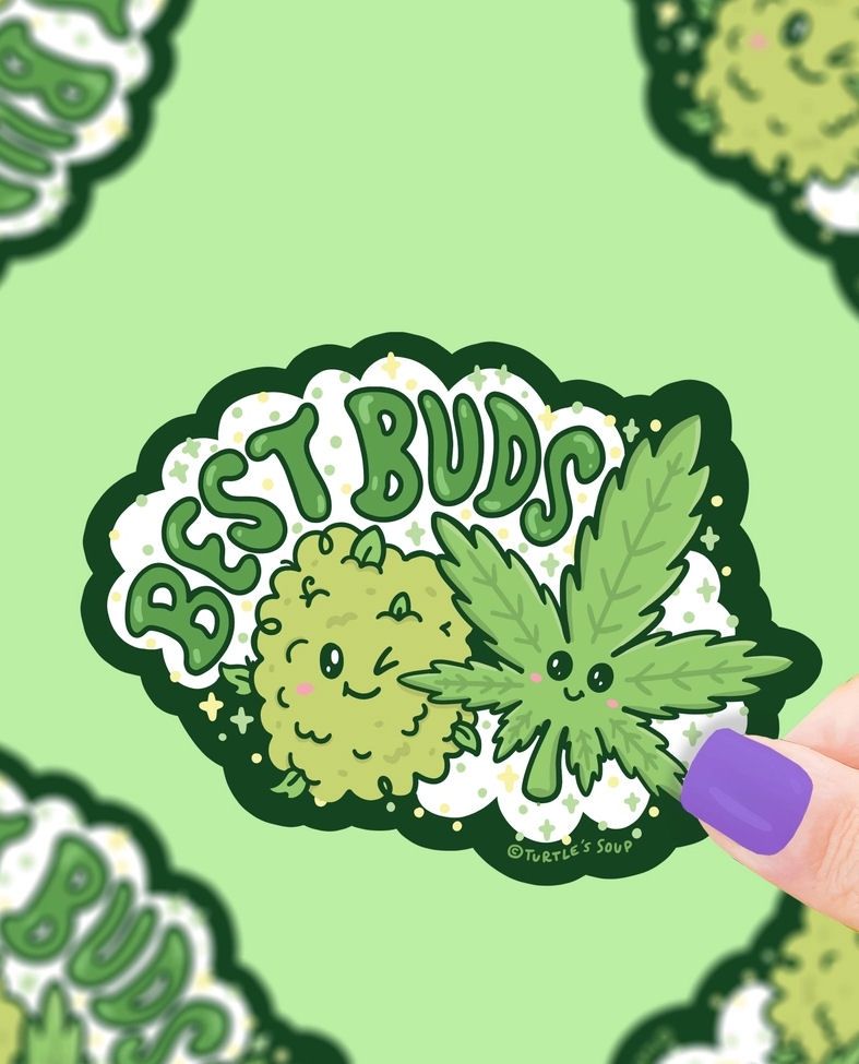 Best Buds Weed Marijuana Sticker