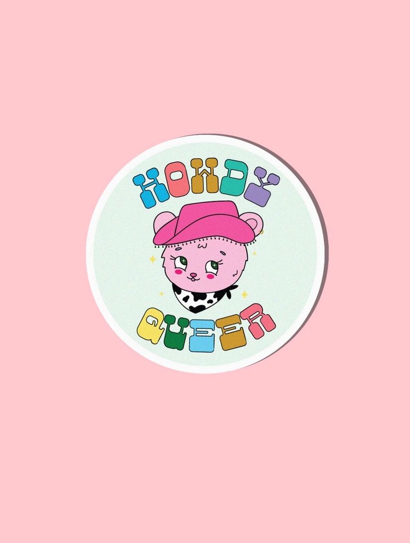 Howdy Queer Sticker
