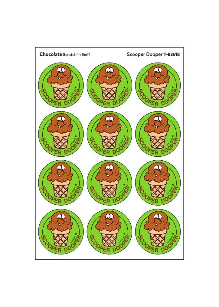 Chocolate Scratch N’ Sniff Stickers