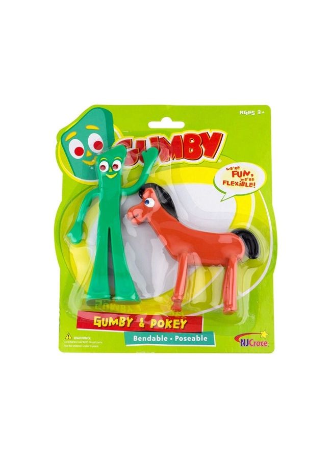 Gumby And Pokey Bendable Figures