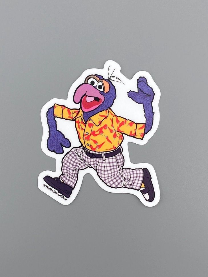 Gonzo Muppets Sticker