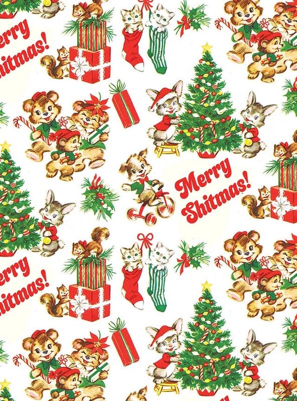 Merry Shitmas Gift Wrapping Paper