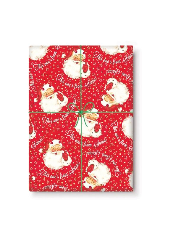 This Ones From Satan Gift Wrapping Paper