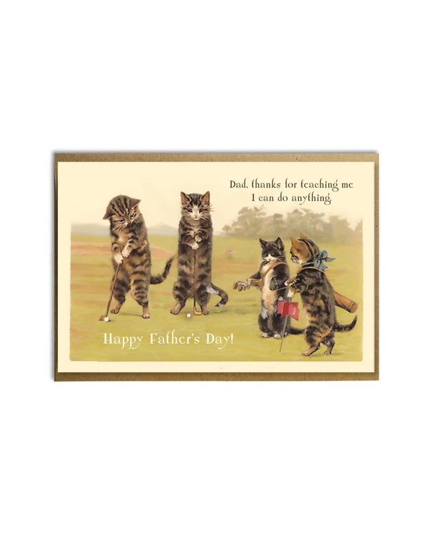 Dad Thanks For Teaching Me Father’s Day Card