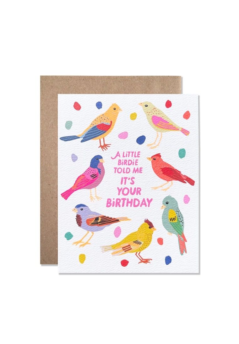 A Little Birdie Told Me It’s Your Birthday Card
