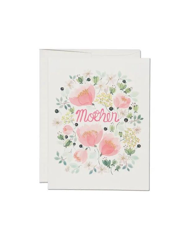 Mother Peonies Flower Card
