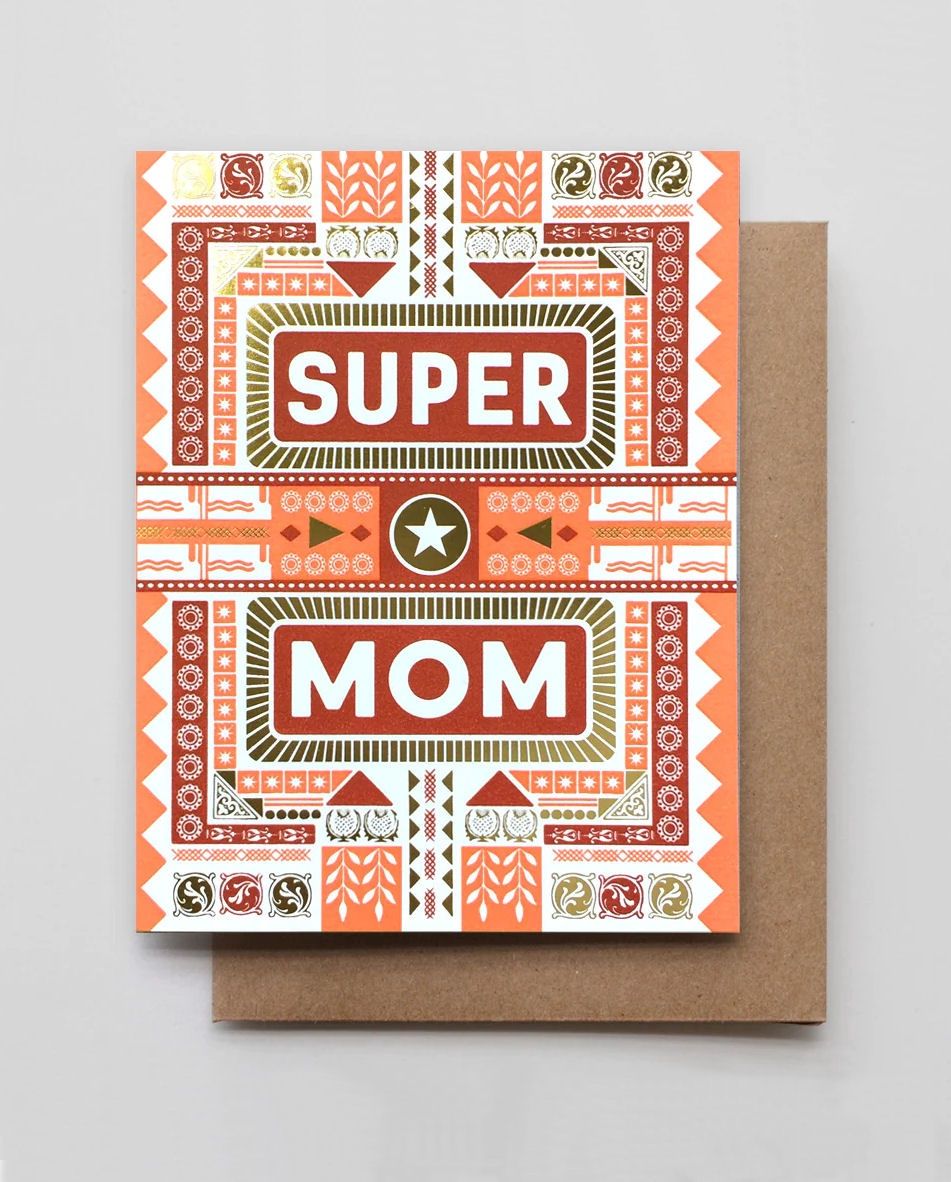 Super Mom Mother&#39;s Day Card