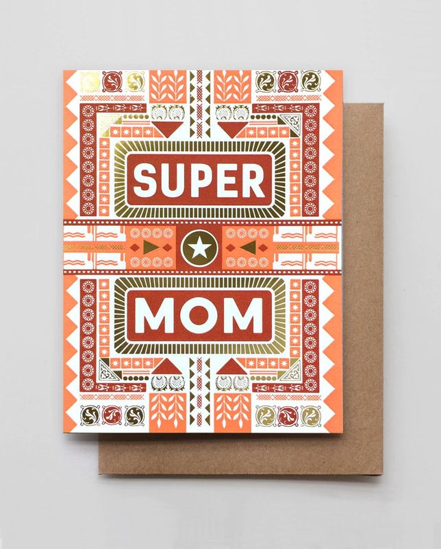 Super Mom Mother&#39;s Day Card