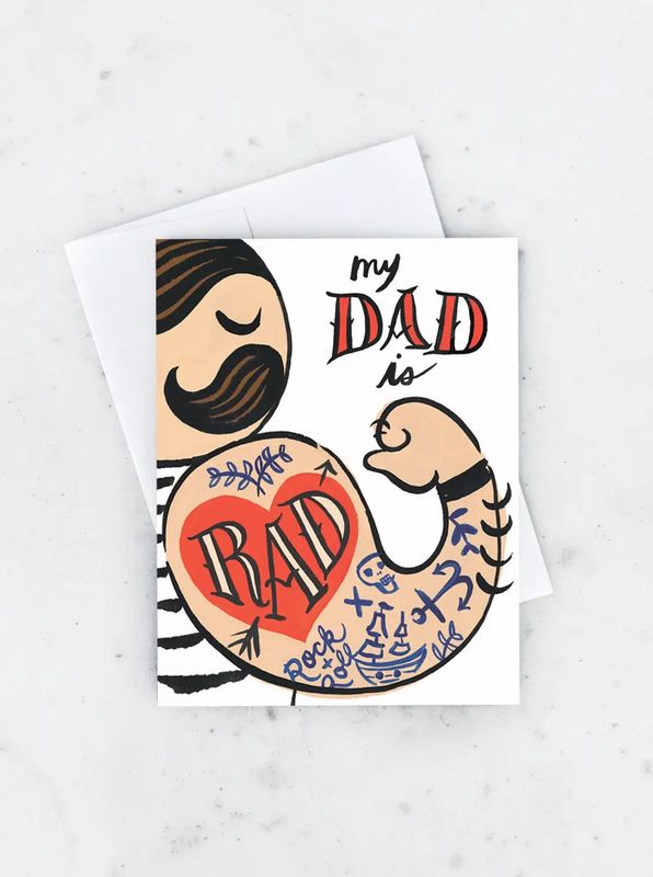My Dad Is Rad Card