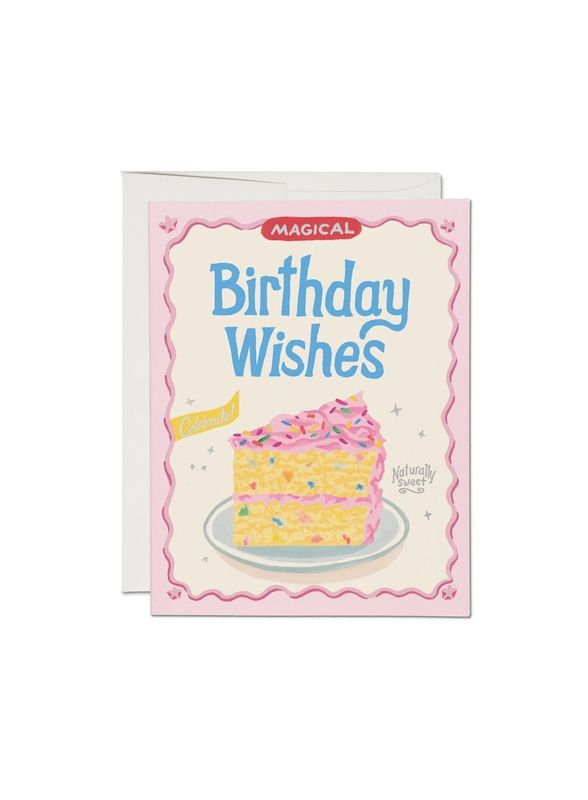 Birthday Wishes Cake Mix Card