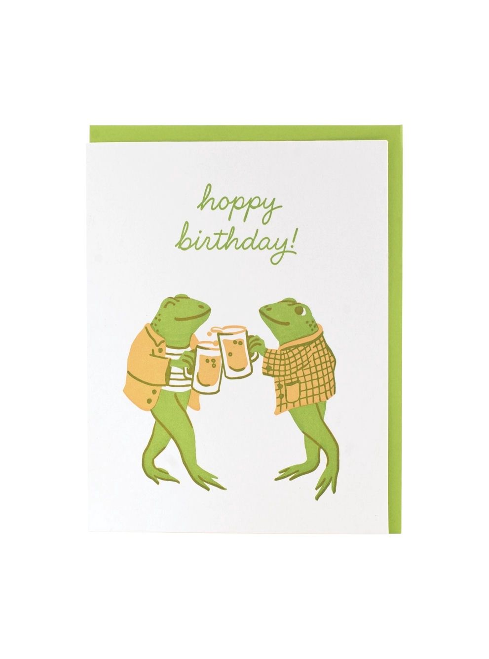 Happy Birthday Dapper Frog Card