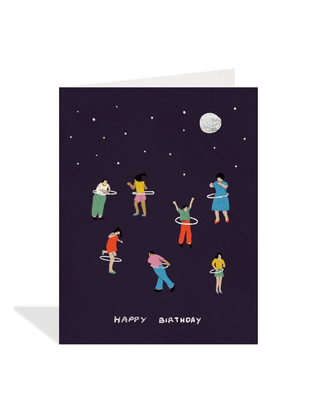 Hula Hoop Happy Birthday Card