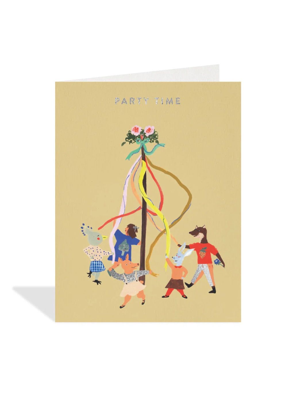 Party Time Maypole Dance Card