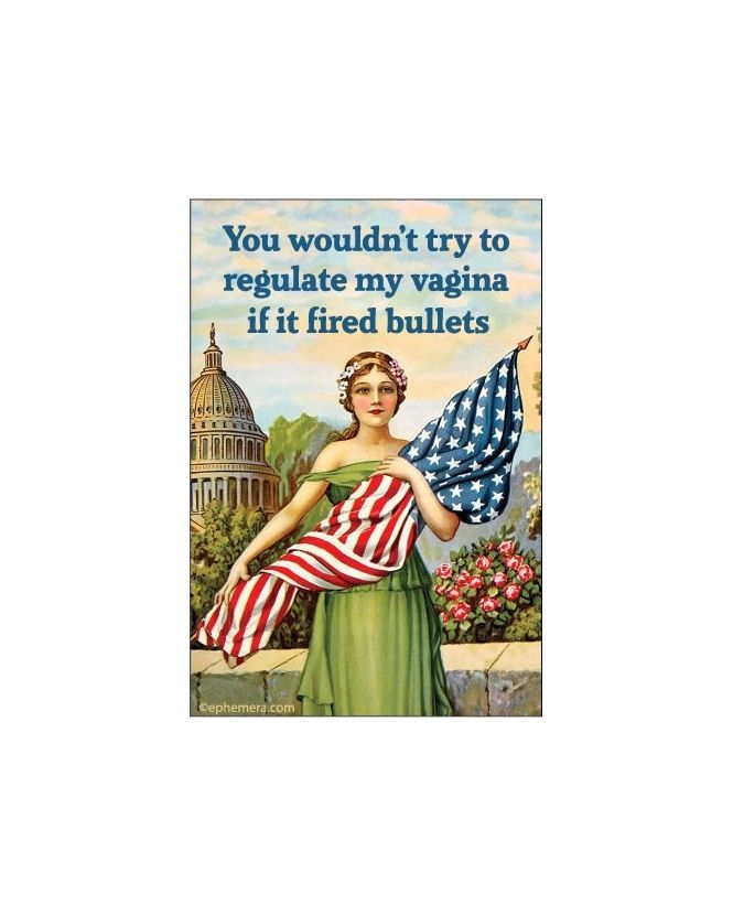 You Wouldn’t Try To Regulate My Vagina If It Fired Bullets Magnet