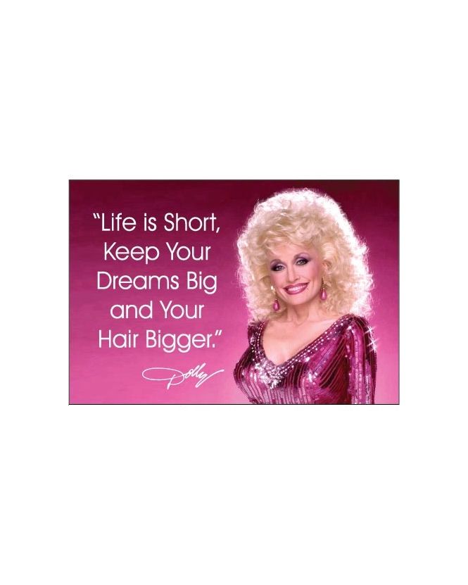 Life Is Short Dolly Magnet