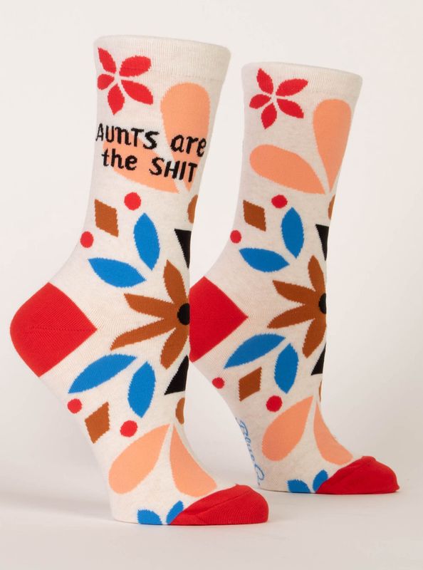 Aunts Are The Shit Blue Q Women’s Socks