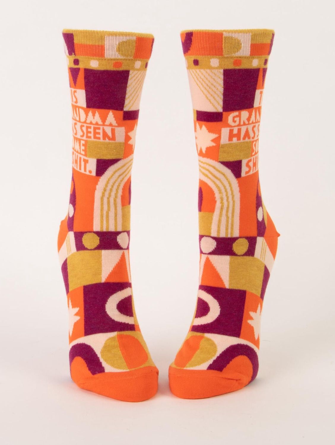 This Grandma Has Seen Some Shit Blue Q Women’s Socks