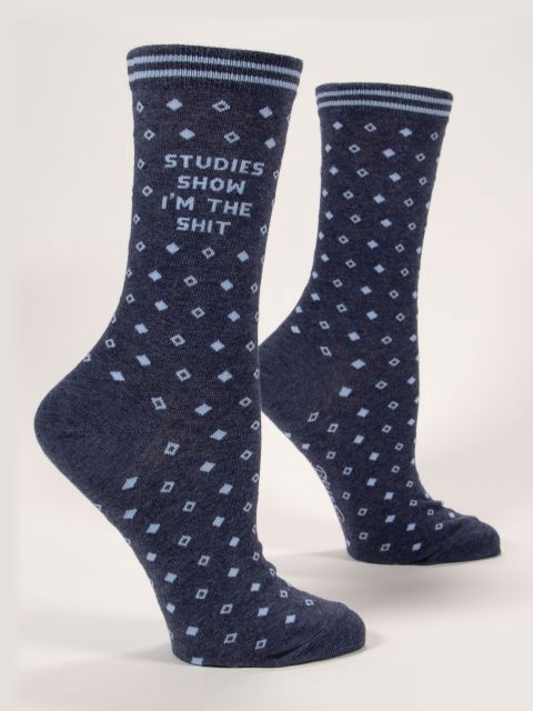 Studies Show I’m The Shit Blue Q Women&#39;s Socks