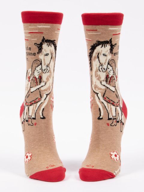 I Hate Everyone Too Blue Q Women’s Socks