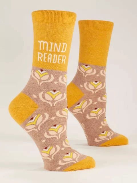 Mind Reader Women&#39;s Blue Q Socks