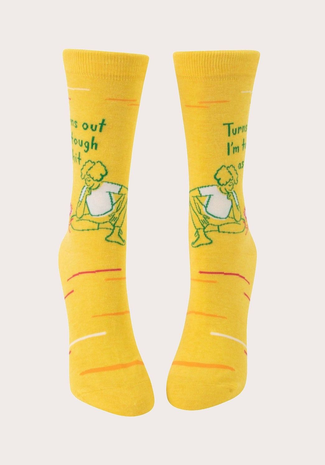 Turns Out I’m Tough As Shit Blue Q Women’s Socks