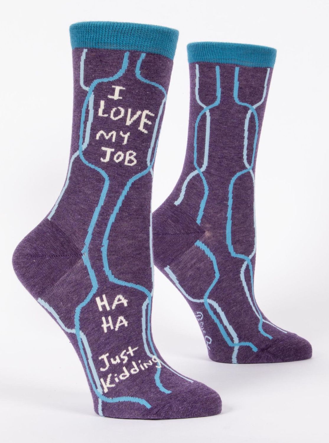 I Love My Job Ha Ha Blue Q Women’s Socks