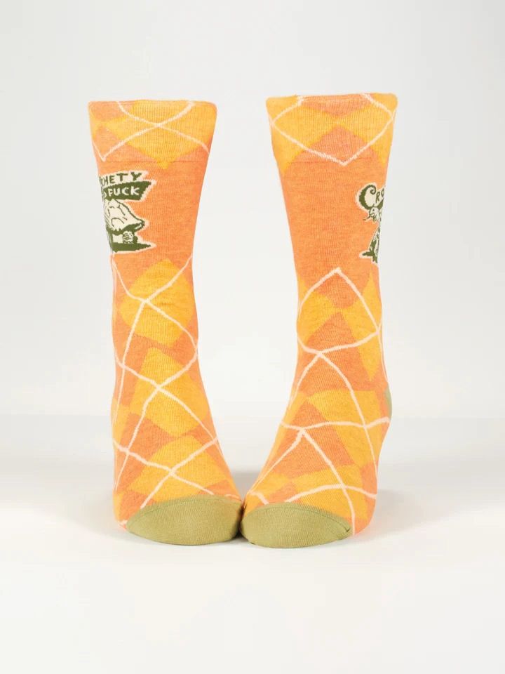 Crotchety Old Fuck Blue Q Men's Socks