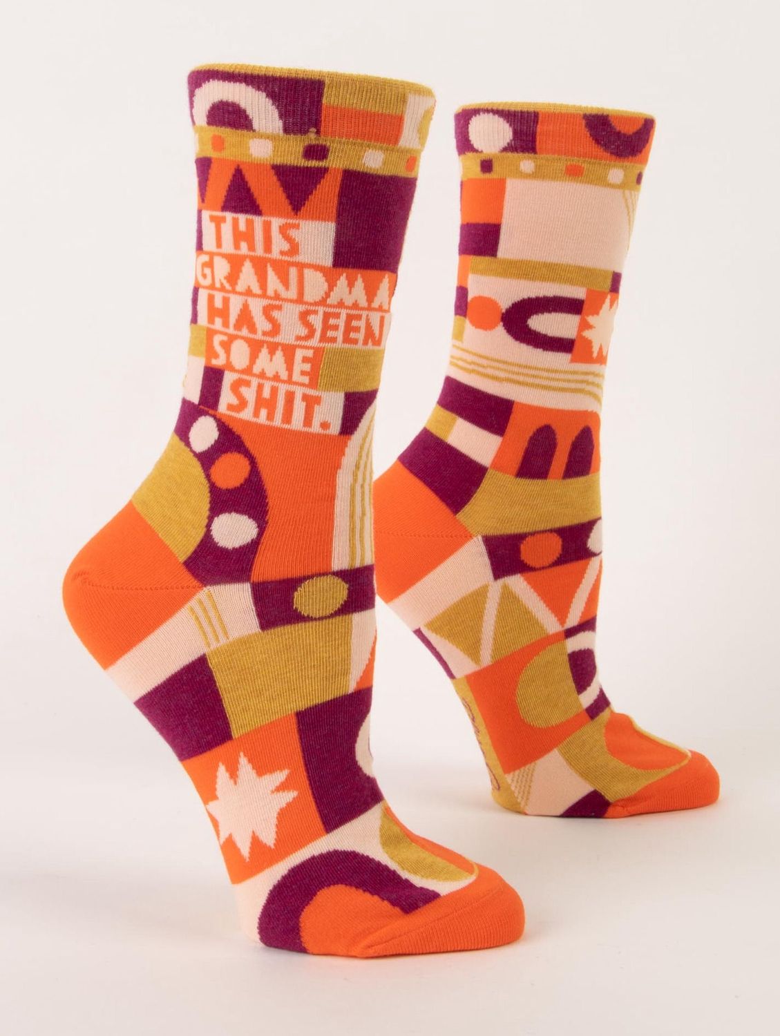 This Grandma Has Seen Some Shit Blue Q Women’s Socks