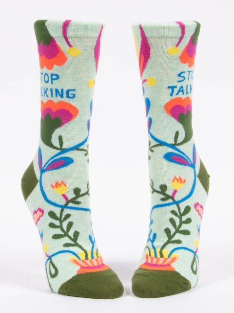 Stop Talking Blue Q Women’s Socks