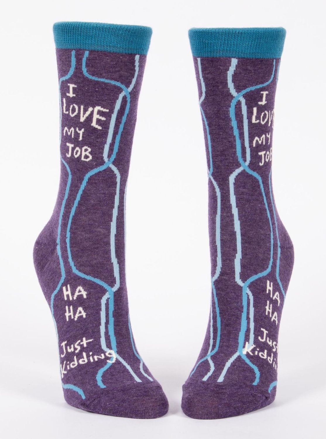 I Love My Job Ha Ha Blue Q Women’s Socks