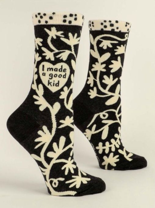 I Made A Good Kid Blue Q Women’s Socks