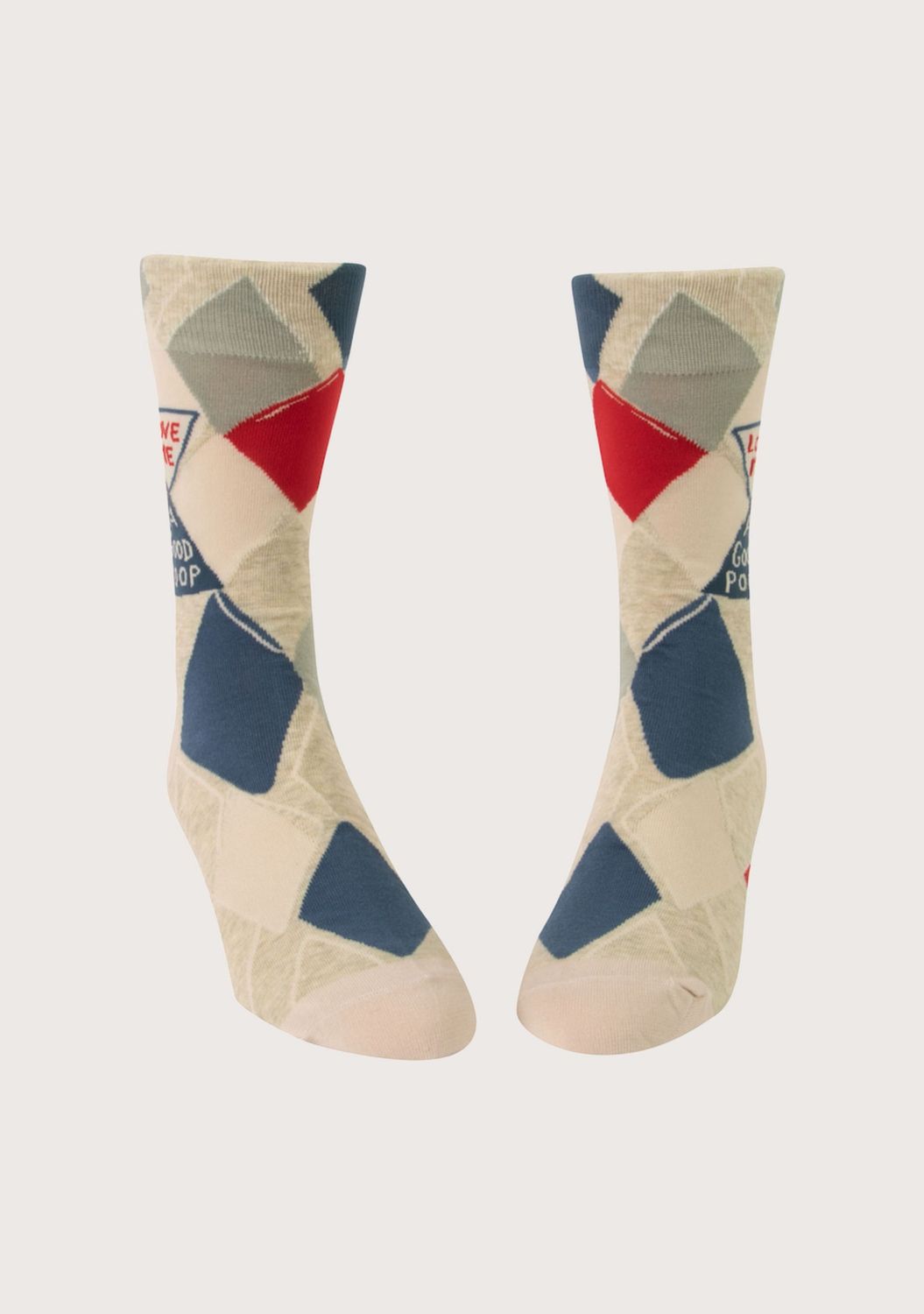 Love Me A Good Poop Blue Q Men’s Socks