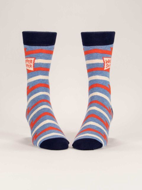 Whippersnapper Blue Q Men's Socks