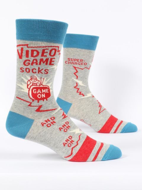 Video Game Blue Q Men’s Socks