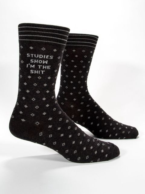 Studies Show I’m The Shit Blue Q Men&#39;s Socks