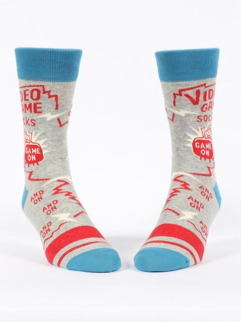 Video Game Blue Q Men’s Socks