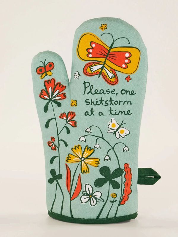 Please One Shitstorm At A Time Oven Mitt