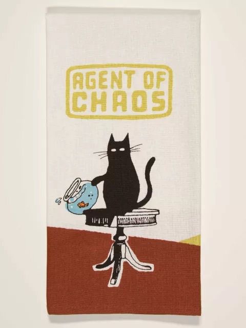 Agent Of Chaos Kitchen Towel