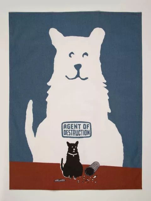 Agent Of Destruction Kitchen Towel