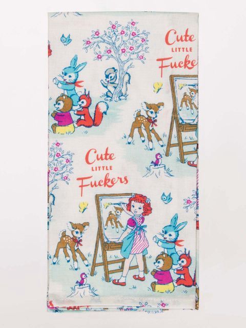 Cute Little Fuckers Kitchen Towel