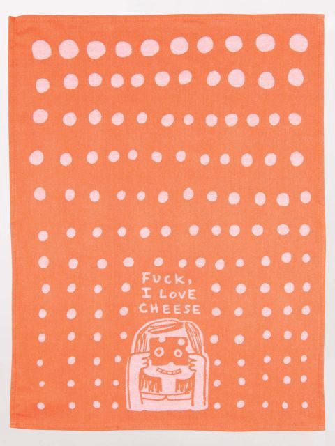 Fuck I Love Cheese Kitchen Towel