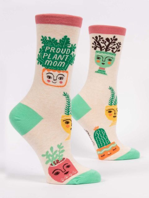 Proud Plant Mom Blue Q Women’s Socks
