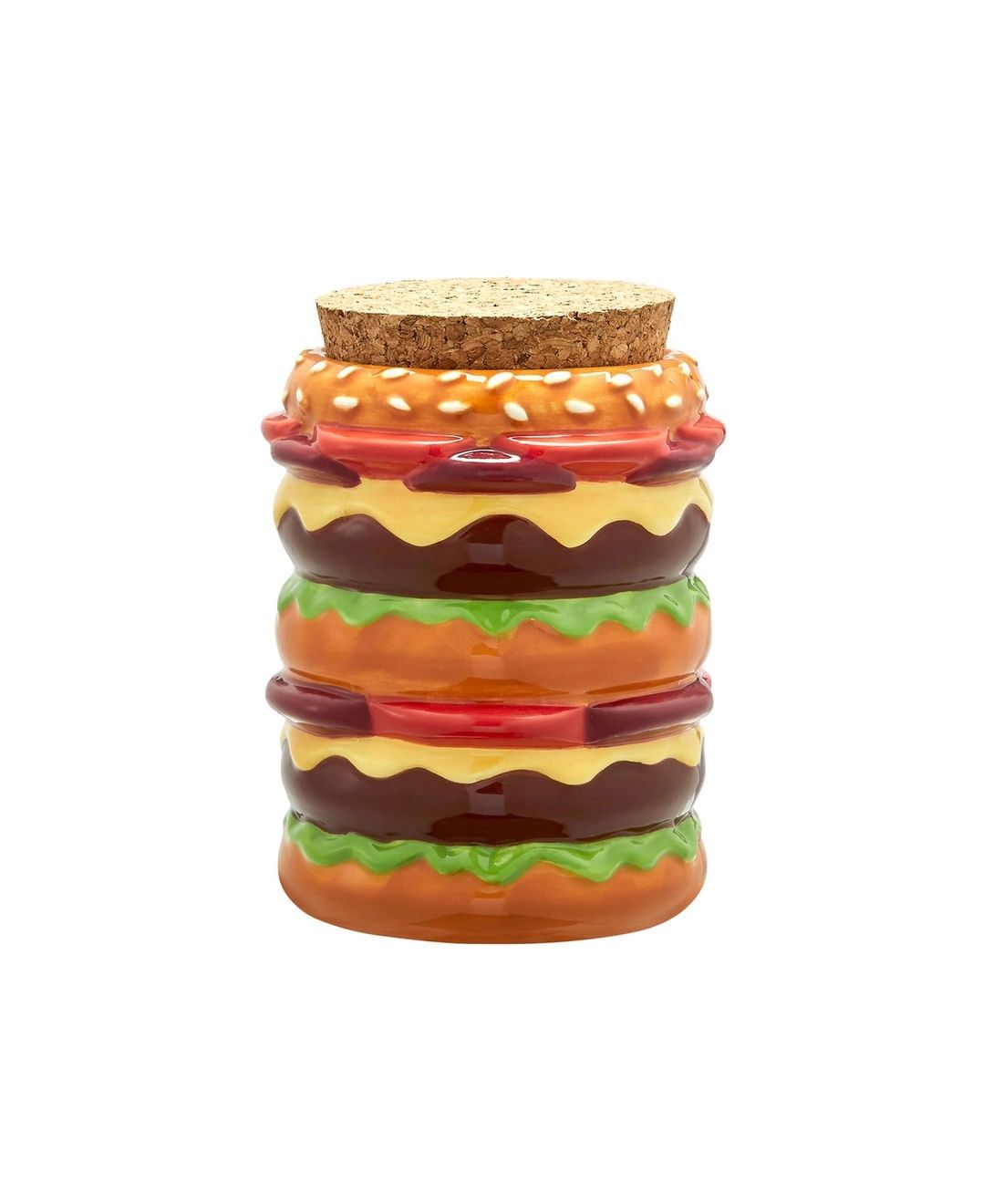 Cheeseburger Stash Jar