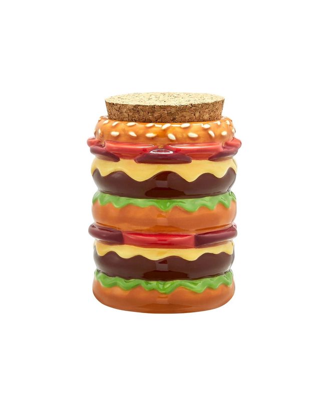 Cheeseburger Stash Jar